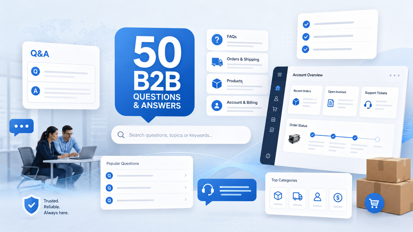 50 Common B2B Questions and Answers